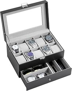 Opciones efectivas para almacenar gafas y relojes