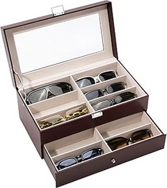 Comparativa entre cajas organizadoras de gafas y estuches tradicionales