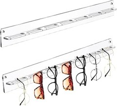 Instrucciones para usar un soporte de sobremesa para gafas