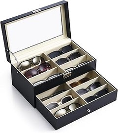 Descubre los diferentes tipos de organizadores de cuero para gafas