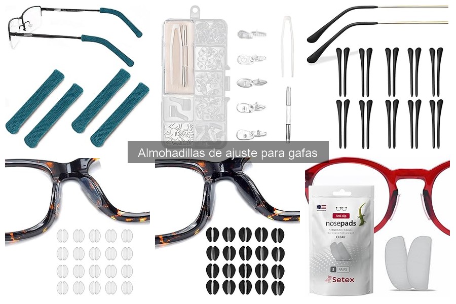 Almohadillas de ajuste ideales para gafas deportivas