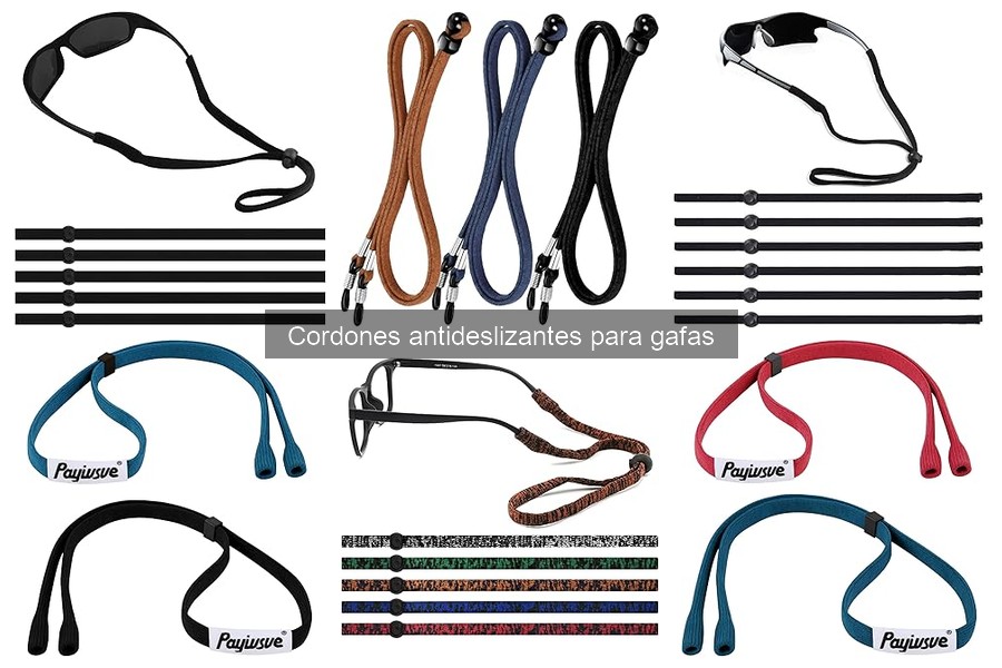 Alternativas a cordones antideslizantes para gafas