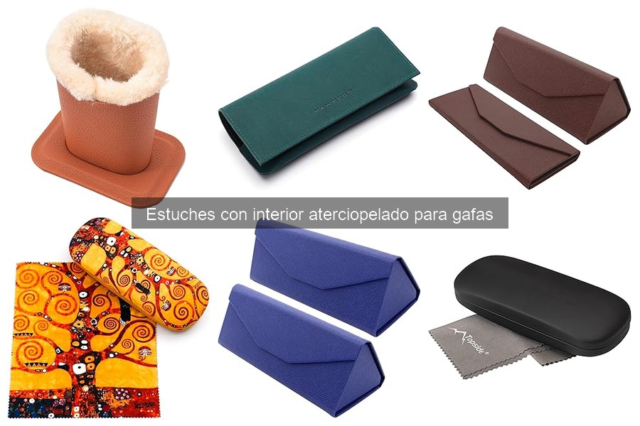 Alternativas a estuches aterciopelados para gafas