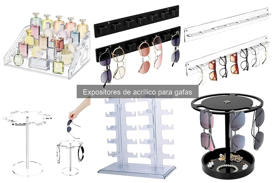 Alternativas a expositores de acrílico para gafas
