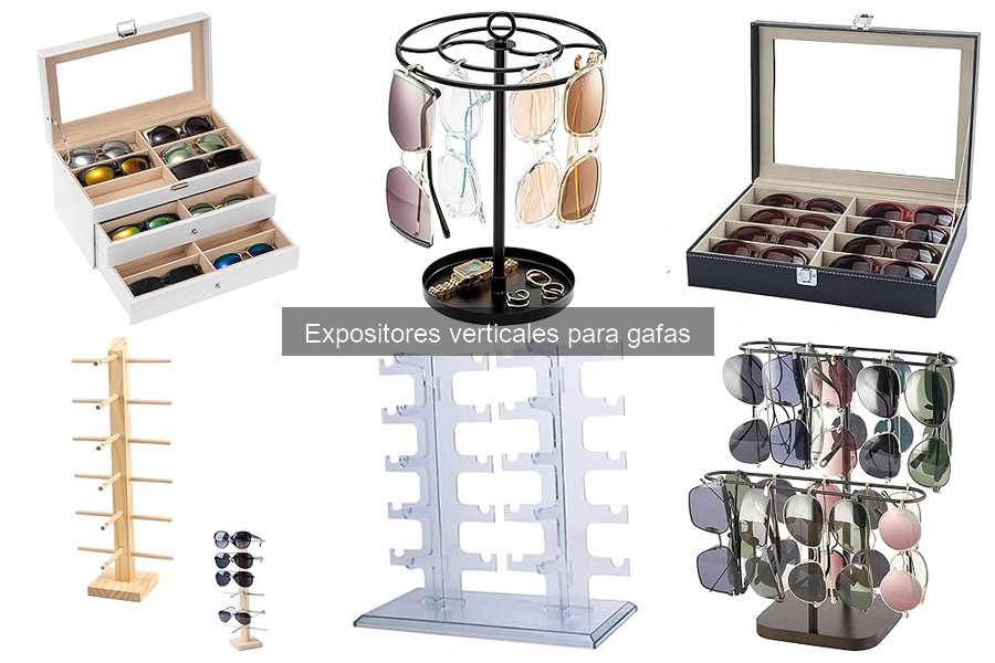 Alternativas a expositores verticales para gafas