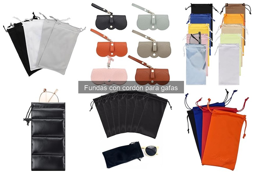 Alternativas a fundas con cordón para gafas: opciones útiles