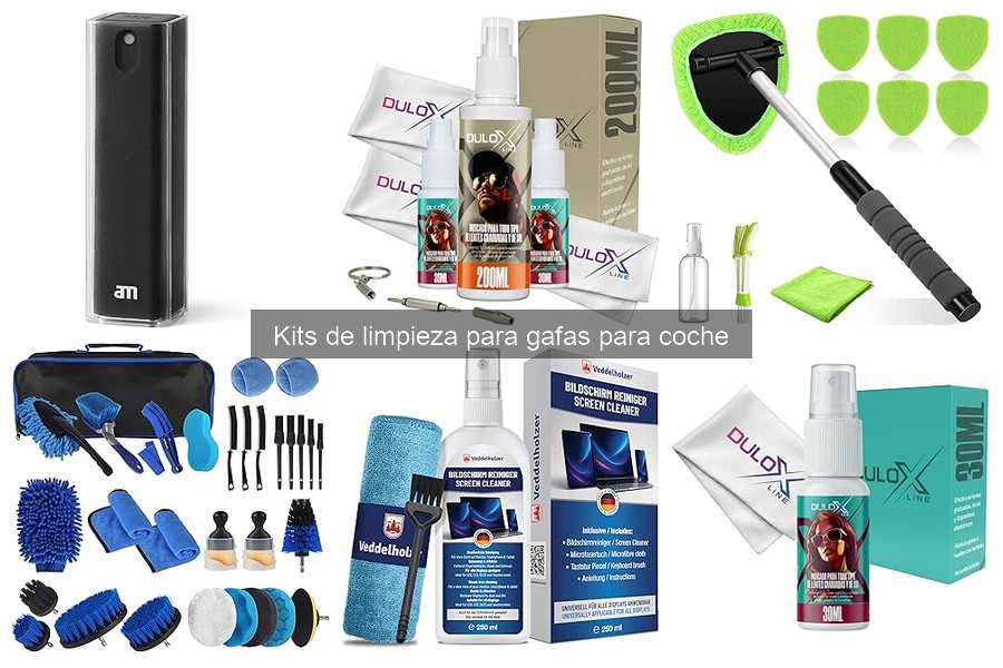 Alternativas a Kits de Limpieza para Gafas en el Coche