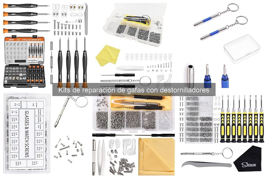 Alternativas a kits de reparación de gafas: opciones efectivas
