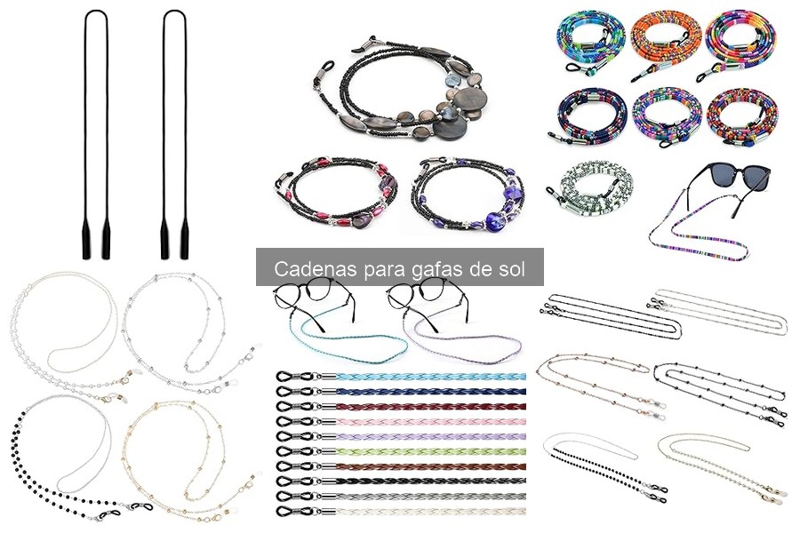 Alternativas a las cadenas para gafas de sol: mejores opciones