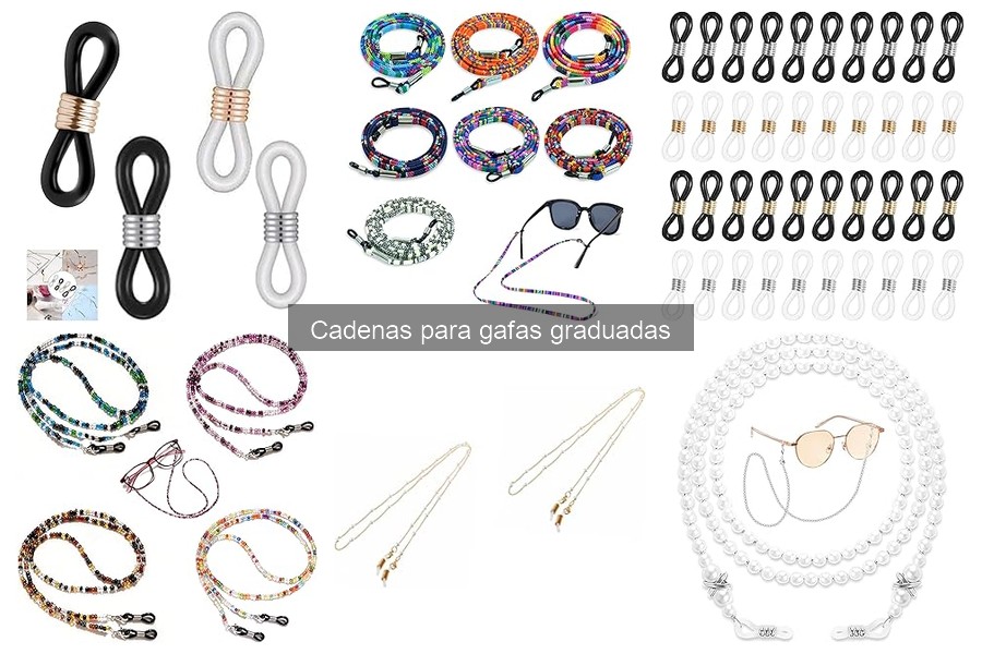 Alternativas a las cadenas para gafas graduadas