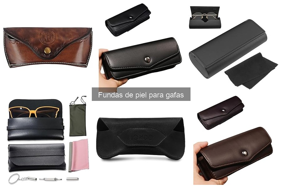Alternativas a las fundas de piel para gafas: opciones destacadas