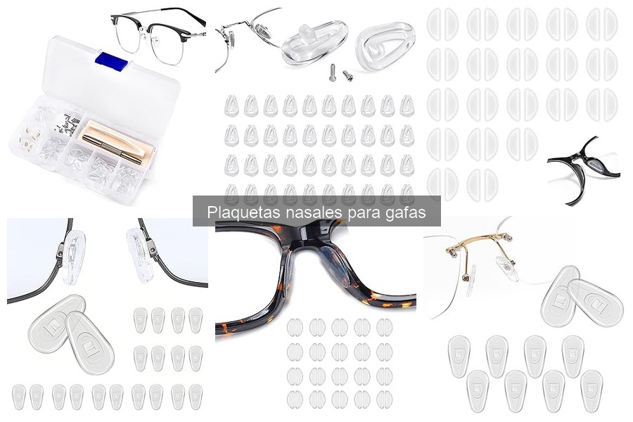 Alternativas a las plaquetas nasales para gafas