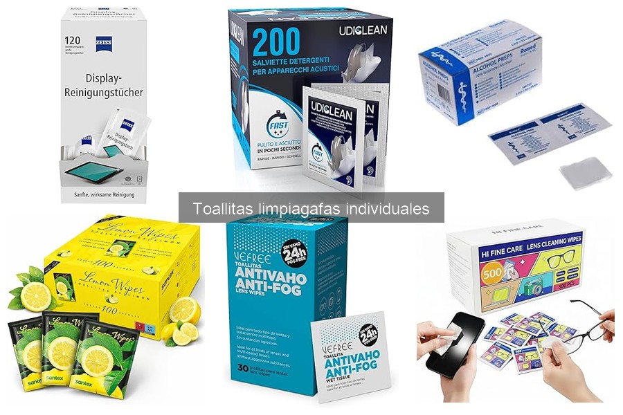 Alternativas a las toallitas limpiagafas individuales
