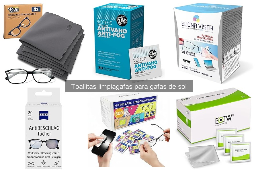 Alternativas a las toallitas limpiagafas: mejores opciones