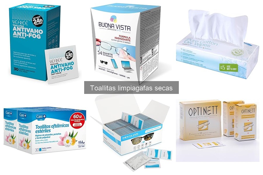 Alternativas a las toallitas limpiagafas secas