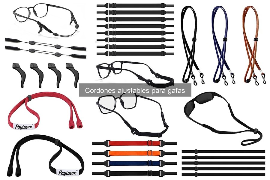 Alternativas a los cordones ajustables para gafas