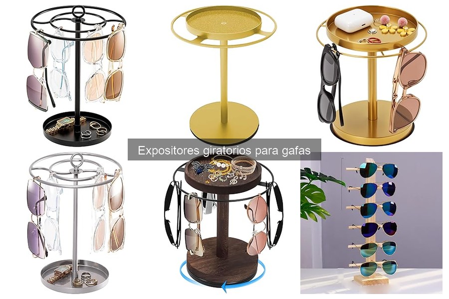 Alternativas a los expositores giratorios para gafas