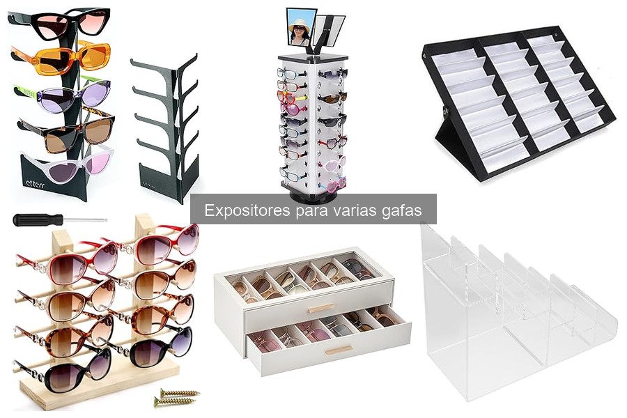 Alternativas a los expositores para gafas: ¡organiza mejor!