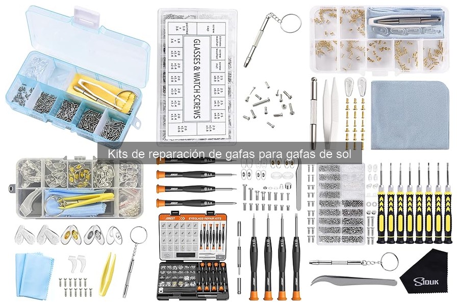 Alternativas a los kits de reparación de gafas de sol