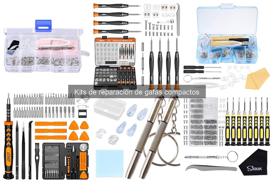 Alternativas a los kits de reparación de gafas para reparar lentes
