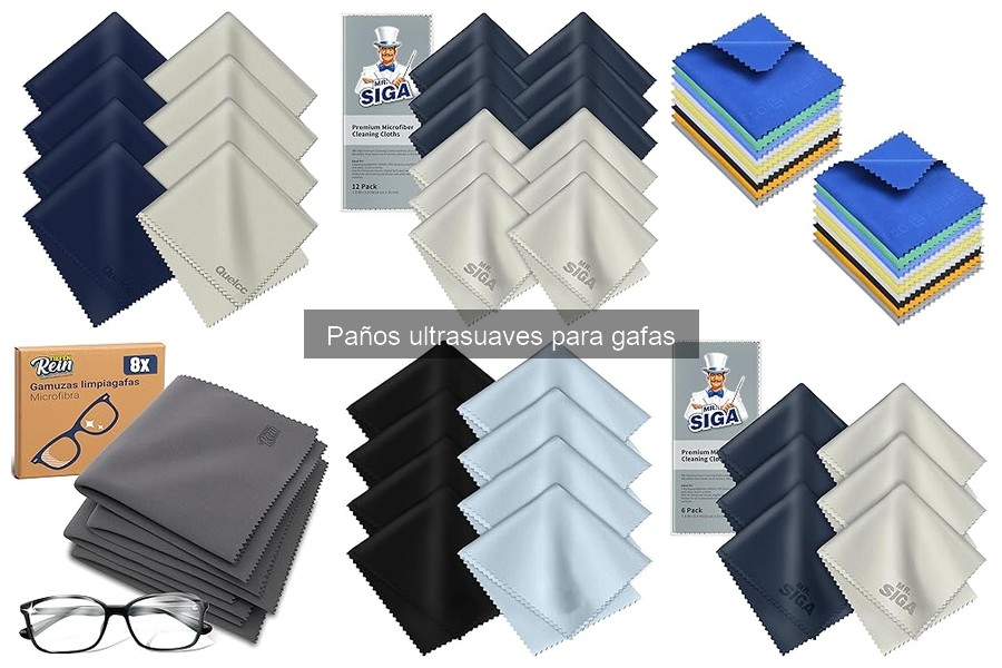 Alternativas a los Paños Ultrasuaves para Gafas