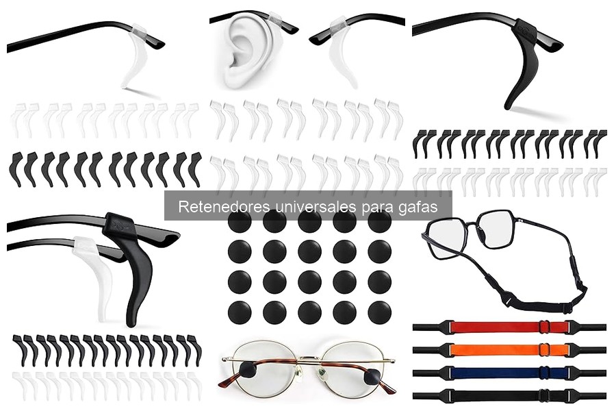 Alternativas a los retenedores universales para gafas