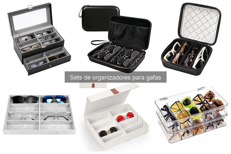 Alternativas a los sets de organizadores para gafas