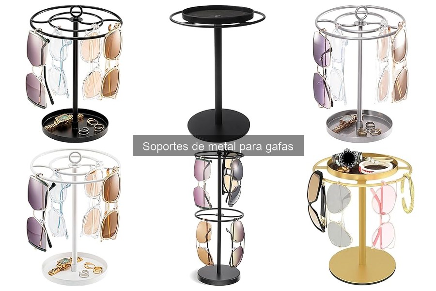 Alternativas a los soportes de metal para gafas