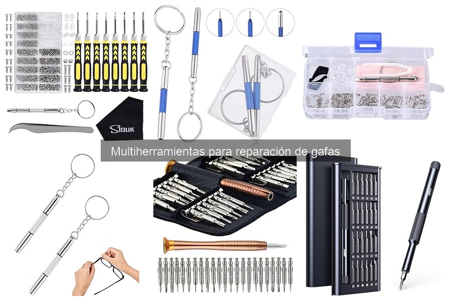 Alternativas a multiherramientas para reparar gafas