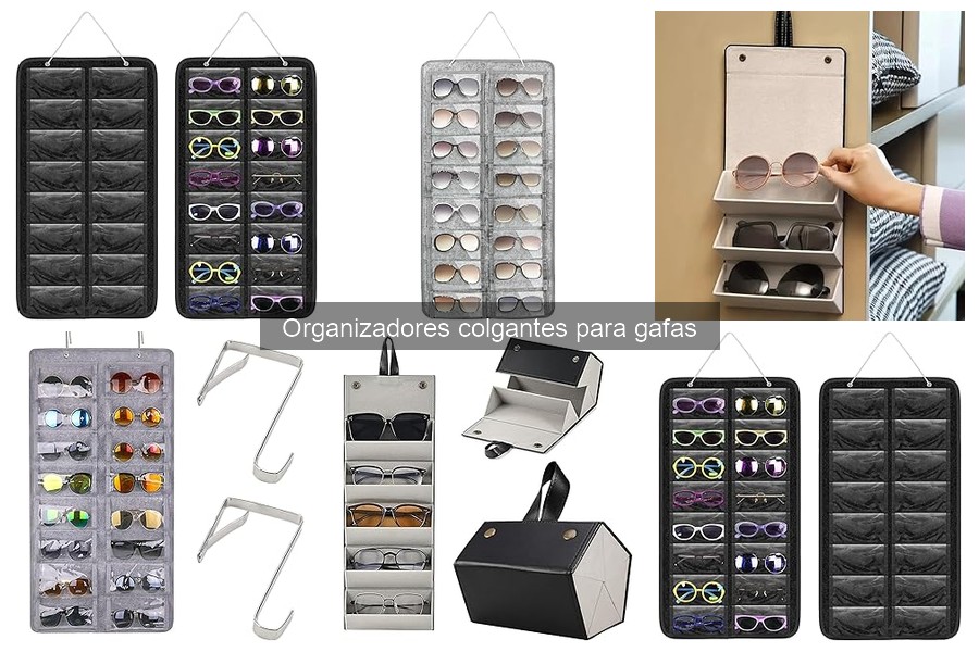 Alternativas a organizadores colgantes para gafas
