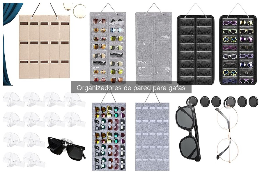 Alternativas a organizadores de pared para gafas