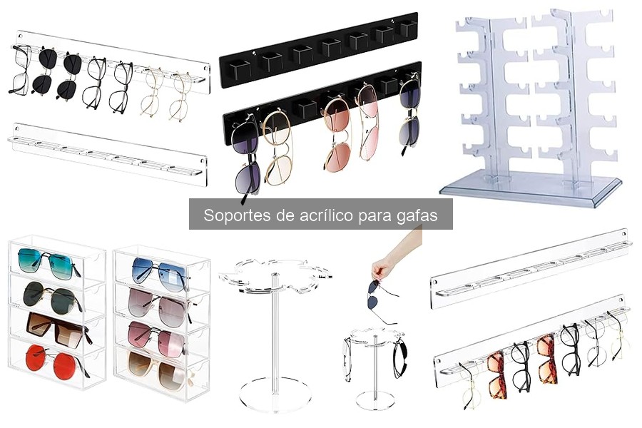 Alternativas a soportes de acrílico para gafas