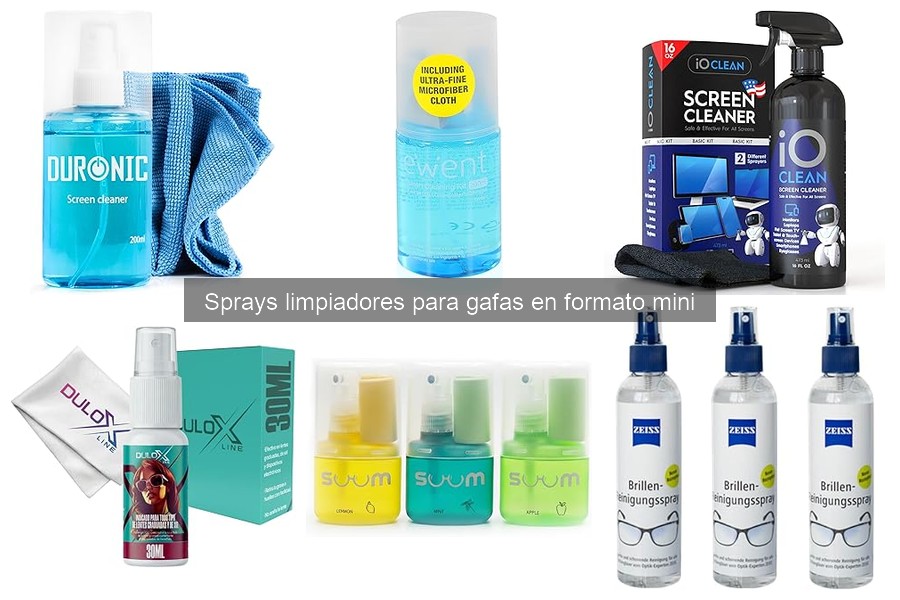 Alternativas a sprays limpiadores para gafas: soluciones efectivas