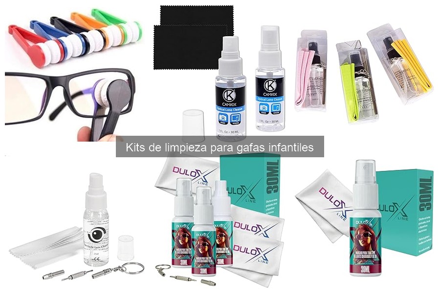Alternativas caseras a kits de limpieza para gafas infantiles