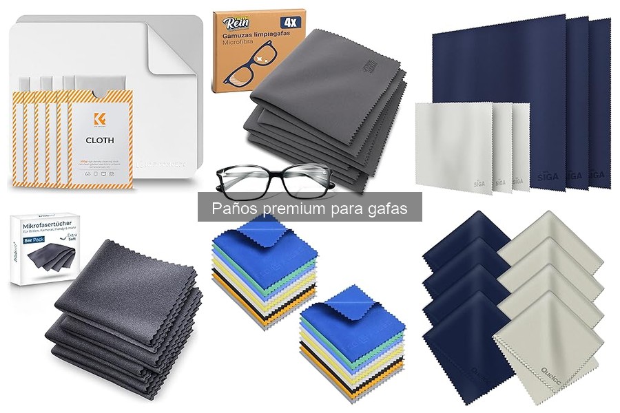 Alternativas Ecológicas a Paños Premium para Gafas