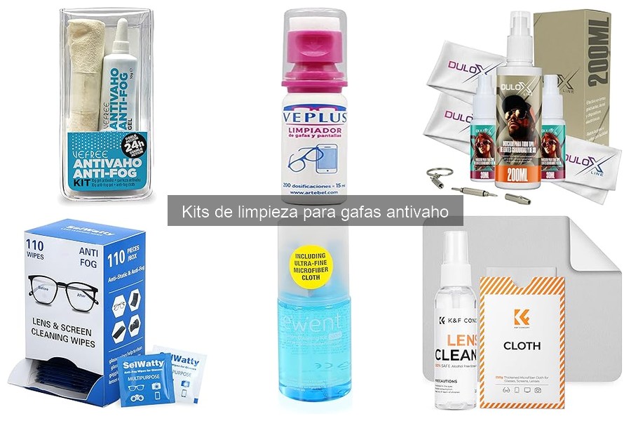 Alternativas Efectivas a Kits de Limpieza para Gafas Antivaho