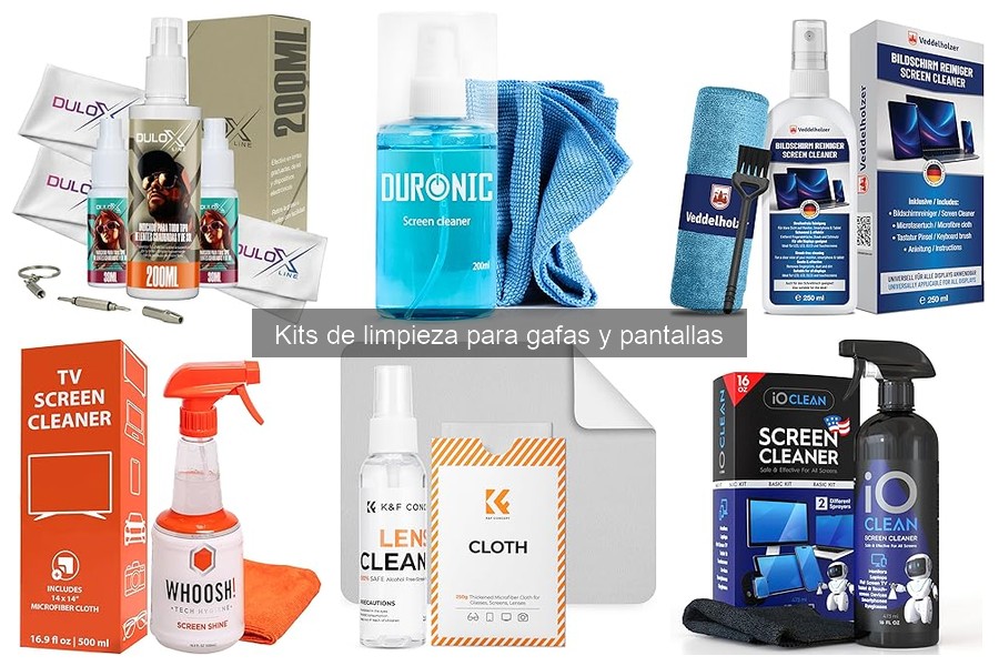 Alternativas efectivas a los kits de limpieza para gafas