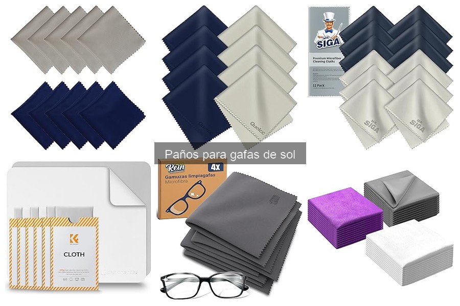 Alternativas Efectivas a los Paños de Limpieza para Gafas de Sol