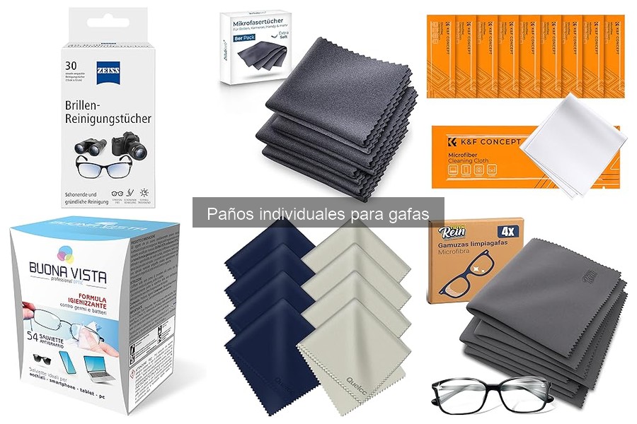 Alternativas efectivas a los paños de limpieza para gafas
