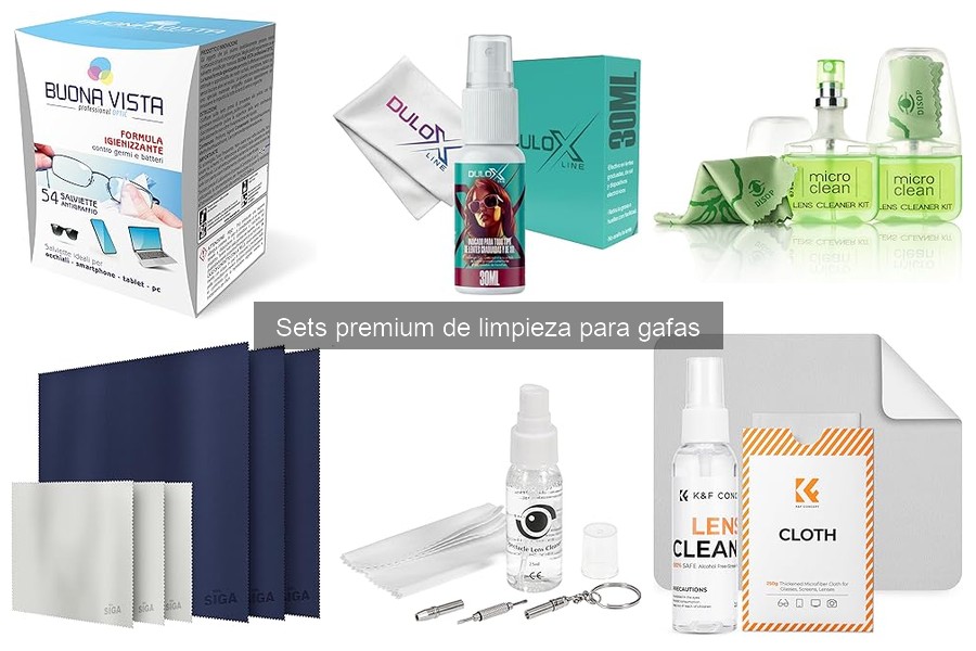 Alternativas efectivas a los sets premium de limpieza de gafas