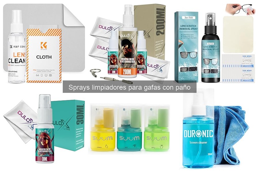 Alternativas Efectivas a los Sprays Limpiadores de Gafas