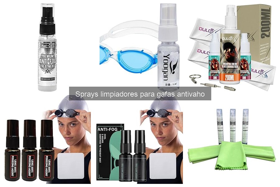 Alternativas efectivas a sprays limpiadores antivaho para gafas