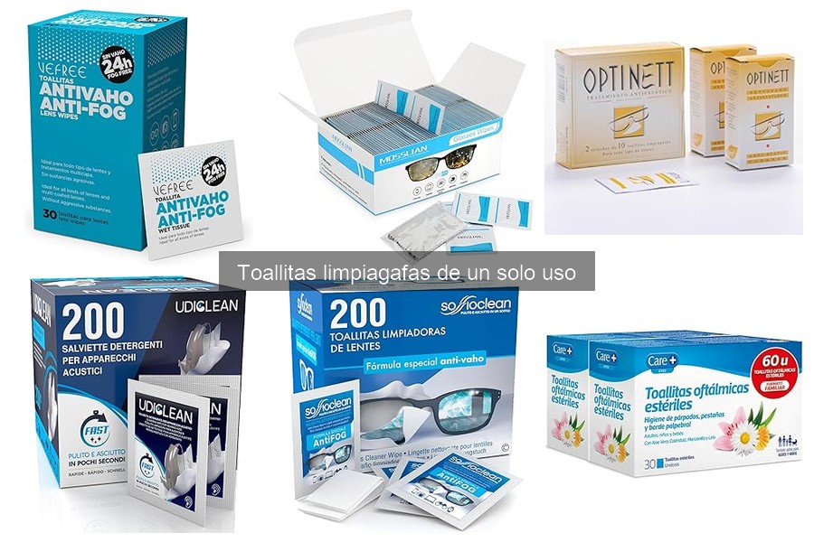 Alternativas eficientes a las toallitas limpiagafas de un solo uso