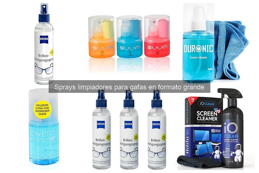 Alternativas naturales a sprays limpiadores de gafas