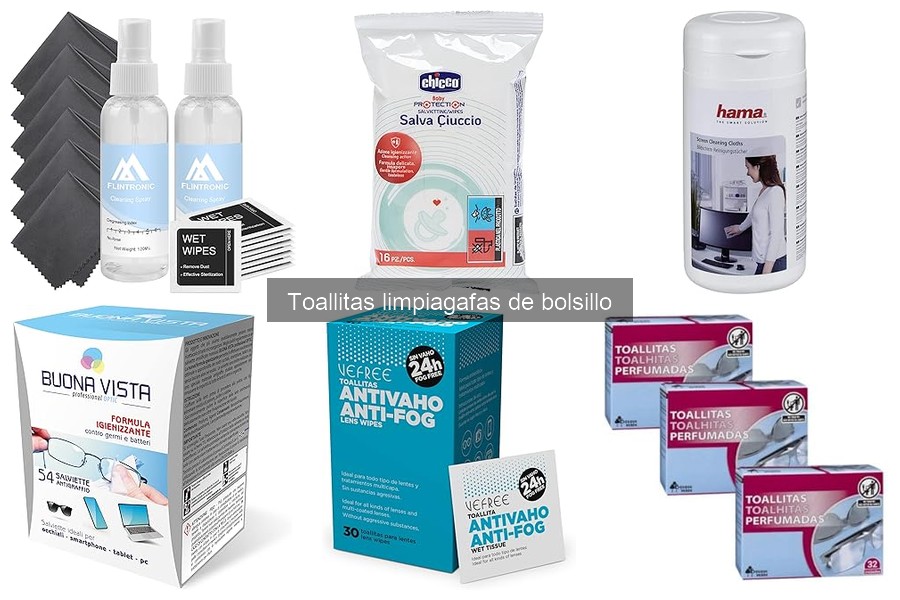 Beneficios de las toallitas limpiagafas de bolsillo