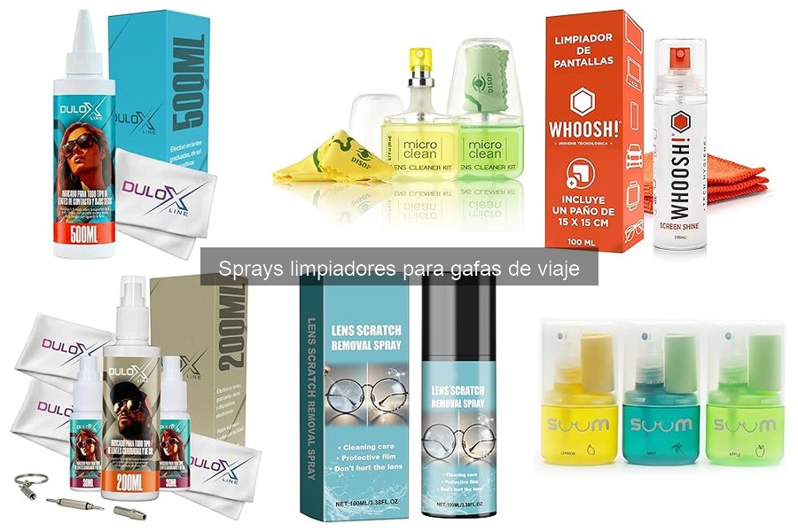 Beneficios de los Spray Limpiadores de Gafas de Viaje