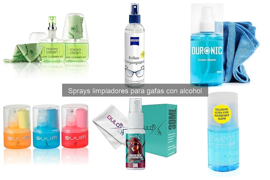 Beneficios de los sprays limpiadores para gafas frente a otros métodos