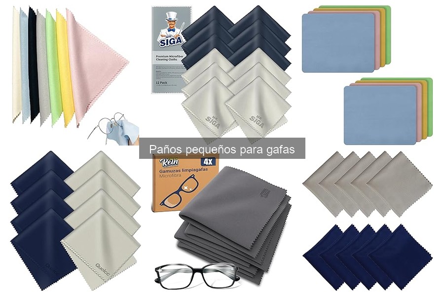 Beneficios de usar paños de microfibra para limpiar gafas