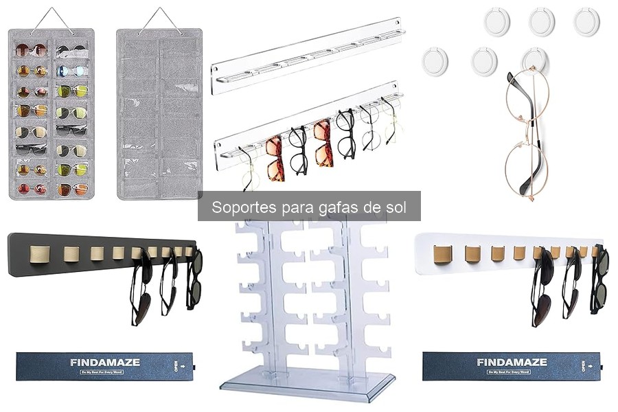 Beneficios de usar soportes para gafas de sol en casa