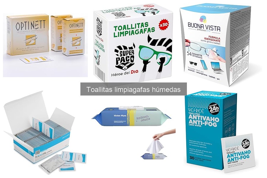 Beneficios de usar toallitas limpiagafas húmedas